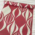 Yifely Red Geometric Design Furniture Paper Self-Adhesive Shelf Liner Dresser Drawer Sticker 17.7 Inch by 9.8 Feet