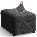 PAULATO BY GA.I.CO. Ottoman Cover Stool Cover Pouf Slipcover - Soft Polyester Fabric Slipcover - 1-Piece Form Fit Stretch Furnit