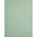 Nourison Positano Indoor/Outdoor Blue/Green 7 x 10 Area Rug, Easy Cleaning, Non Shedding, Bed Room, Living Room, Dining Room, 