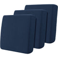 Hokway Stretch Couch Cushion Slipcovers Reversible Cushion Protector Slipcovers Sofa Cushion Protector Covers(Darkblue,Small-3PC