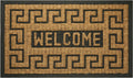 Front Door Mat for Outdoor Entrance - 18 Inch Length, 30 Inch Width (Welcome Key) - Welcome Mat - Waterproof Doormat Rugs for Fr