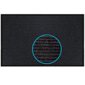 LuxUrux Durable Rubber Door Mat, Heavy Duty Doormat, Indoor Outdoor, Easy Clean, Waterproof, Low-Profile Mats for Entry, Patio, 