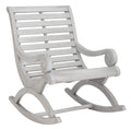 Safavieh PAT7016A Outdoor Collection Sonora Ash Grey Rocking Chair