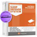 HOSPITOLOGY PRODUCTS Mattress Encasement - Zippered Bed Bug Dust Mite Proof Hypoallergenic - Sleep Defense System - Full/Double 