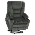 MCombo Triple Motor Power Lift Recliner Chair with Massage and Dual Heating, Adjustable Headrest for Big and Tall Elderly People