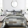 PERHOM Quilt King Size - 100% Cotton Farmhouse Rustic King Quilt Set, Cabin King Quilt Bedding Set Bedspreads, Lodge Lightweight