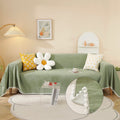 HANDONTIME Couch Cover Green Sofa Covers L Shape Sage Couch Cushion Cover Dog Furniture Protector Soft Thick Slip Covers for Sof