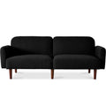 Best Choice Products 77 Mid Century Modern Boucle Loveseat Sofa, Couch, Convertible Sofa Sleeper Bed w/Real Wood, Removable Armr