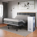 Sven & Son Harmony Adjustable Bed Base, Head and Foot Lift, Massage, Under-Bed Lights, USB, Gel Memory, Zero Gravity Smart Frame
