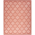 Nourison Easy Care Indoor/Outdoor Coral/Orange 8 x 10 Area Rug, Easy Cleaning, Non Shedding, Bed Room, Living Room, Dining Roo