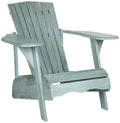 Safavieh Outdoor Collection Mopani Adirondack Chair, Beach House Blue