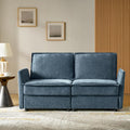 HULALA HOME 67 Modern Chenille Loveseat Sofa, 2 Seater Couch with Storage, Comfy Deep Seat, Small Loveseat Couches for Living 