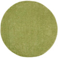 Nourison Essentials Indoor/Outdoor Green 4 x Round Area Rug, Easy Cleaning, Non Shedding, Bed Room, Living Room, Dining Room, B