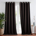 NICETOWN Extra Long Truly Blackout Drape for Hall and Villa, 100% Blackout Window Curtain Panel with Black Lined for Night Shift
