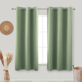 KOUFALL Short Curtains 54 Inch Length,Blackout Thermal Insulated RV Curtains for Camper Windows Bathroom,2 Panels Set,Sage Green