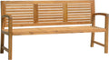 AquaTeak 6 Aqua Horizon Solid Teak Outdoor Bench