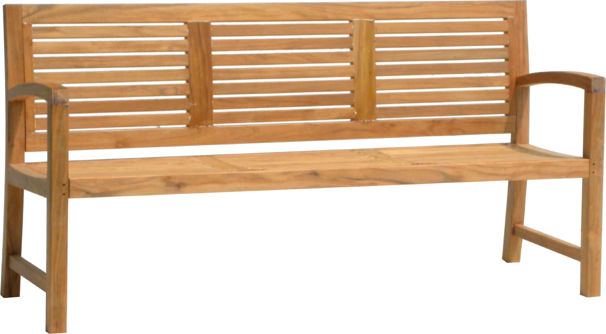 AquaTeak 6 Aqua Horizon Solid Teak Outdoor Bench