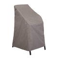 Modern Leisure 2998 Garrison Waterproof High Back Chair, Bar Stool, or Stackable Chair Cover (27 W x 27 D x 49 H inches), Heathe