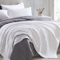 Sterling Creek Dawson Star Muslin Cotton Blanket Three Layers Lightweight Breathable Gauzy Blanket for Adults, All Season (King,