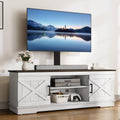 YITAHOME TV Stand with Mount for Living Room, Farmhouse TV Stand for 70 inch TV Entertainment Center, Media Console with Height 