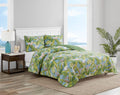 Tommy Bahama - Queen Quilt Set, Reversible Cotton Bedding with Matching Shams, Coastal Bedding Set for All Seasons (Aregada Dock