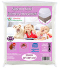 Superior Extra Heavy 8 Gauge Vinyl Mattress Protector Zippered Encasement Cover 100% Waterproof Queen