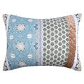 Greenland Home Thalia Pillow Sham, 1 Count, Model GL-2312BKS, King 20x36-inch, Blue