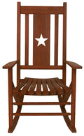Leigh Country Heartland Star Cut Out, Natural Rocking Chair