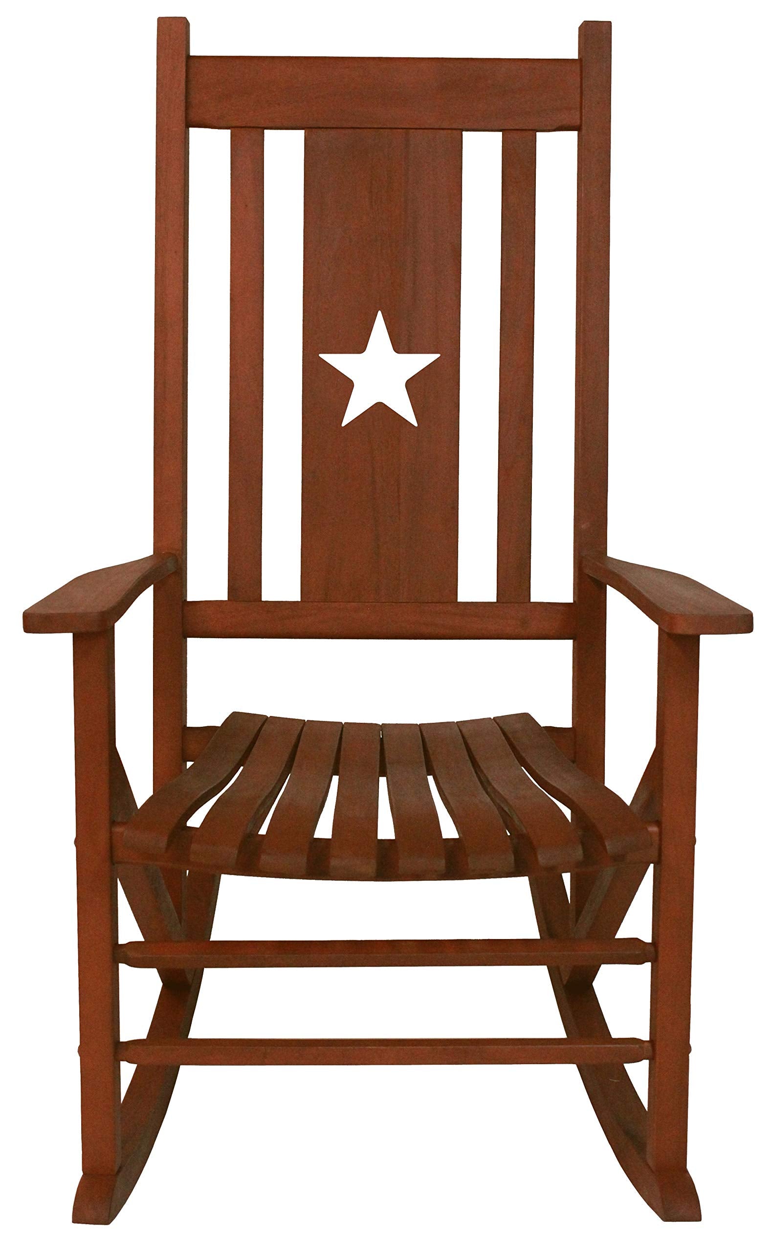 Leigh Country Heartland Star Cut Out, Natural Rocking Chair