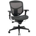WorkPro Quantum 9000 Series Ergonomic Mid-Back Mesh/Mesh Chair, Black