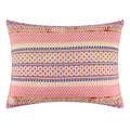 Greenland Home Fashions Heirloom Stitches Quilted Pillow Sham Collection, Decorative Pillow Cover, Standard, Aurora Pink