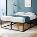 Zinus Joseph 18 Inch Platform Bed Frame, Wood Slat Support, No Box Spring Needed, Eco Friendly WonderBox(TM) Packaging, Easy Ass