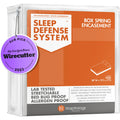 HOSPITOLOGY PRODUCTS Box Spring Encasement - Zippered Bed Bug Dust Mite Proof Hypoallergenic - Sleep Defense System - Twin -38 W