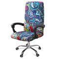 Smiry Stretch Printed Computer Office Chair Covers, Soft Fit Universal Desk Rotating Chair Slipcovers, Removable Washable Anti-D
