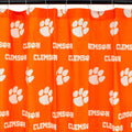 College Covers Everything Comfy Clemson Tigers Bright and Colorful Shower Curtain Cover 70 x 72