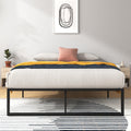 Zinus Lorelei 14 Inch Metal Platform Bed Frame, Steel Slat Support, No Box Spring Needed, Eco Friendly WonderBox(TM) Packaging, 