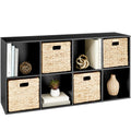 Best Choice Products 8-Cube Storage Organizer, 13.5in Shelf Opening, Bookcase, Display Shelf, Customizable w/ 2 Removable Back P