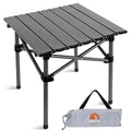 Opliy Portable Folding Camping Table for 2-4 Persons Aluminum Collapsible Table Lightweight with Carry Bag for Camping, Hiking, 
