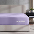 Nestl Extra Deep Pocket Full Fitted Sheet, Lavender Full Size Fitted Sheet Only, 1800 Microfiber Fitted Bed Sheet, Ultra Soft Fu
