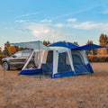 KingCamp SUV Tent, Instant 6-8 Person Waterproof & Windproof Tailgate Car Camping Tent with Movie Screen for Family Camping & Ou