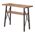 International CaravanInternational Caravan Hamburg Contemporary Laredo Oak Console Table