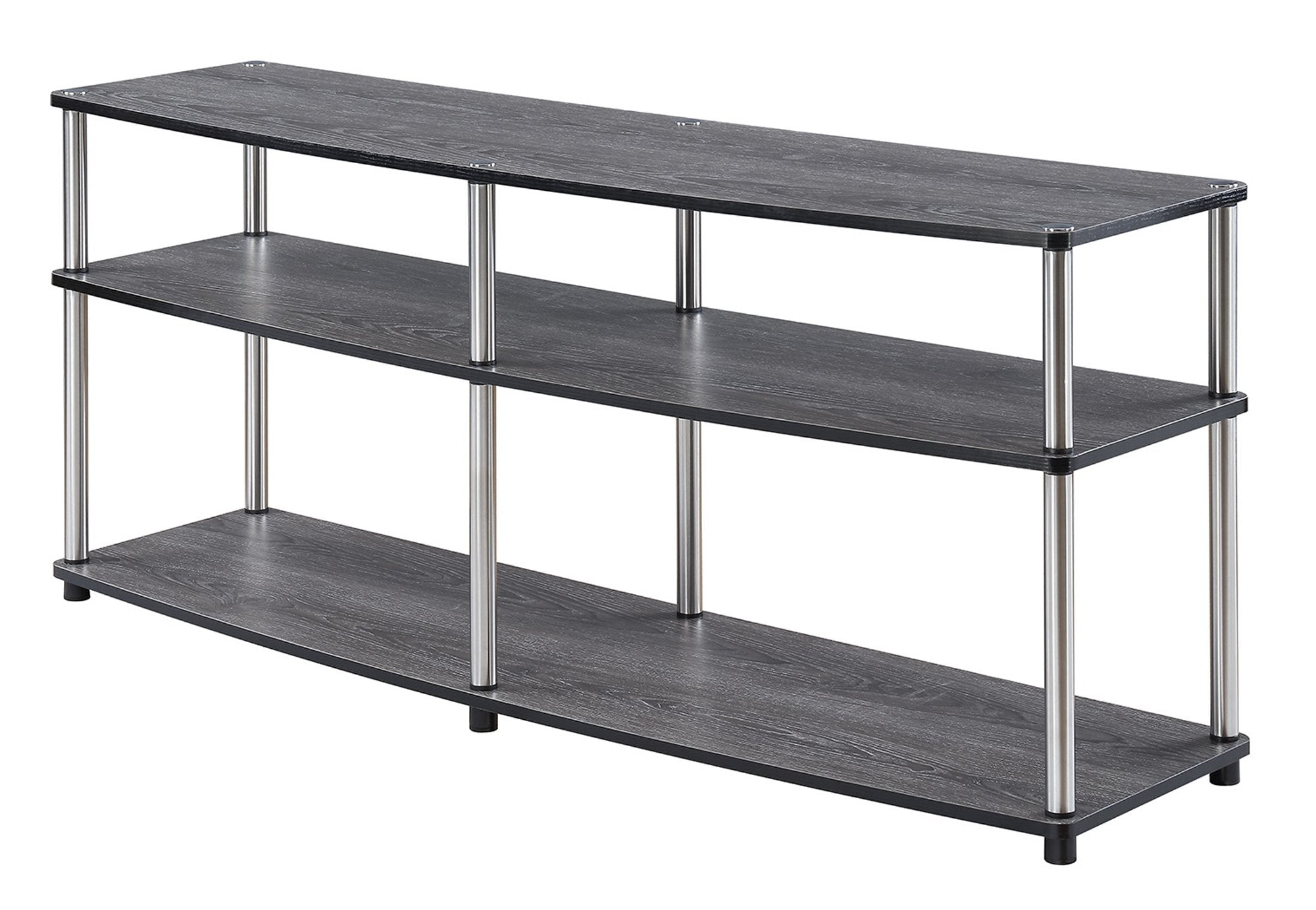 Convenience Concepts Designs2Go 3 Tier 60 TV Stand, Weathered Gray