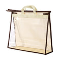 CINPIUK Clear Handbag Storage Bags Purse Organizer for Closet, Zipper Hanging Storage Bag for Handbags, L