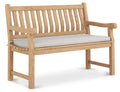 AquaTeak 4 Aqua Rose Solid Teak Outdoor Bench
