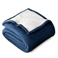 Bare Home Sherpa Fleece Extra Long Blanket for Bed, Sofa, Couch, Camping and Travel - Warm & Lightweight - Fluffy & Soft Plush -