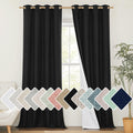 NICETOWN Vintage Open Linen Weave Flax Thermal Curtains, 100% Blackout Curtains 120 inches Long for Dining Room, Soundproof Wind