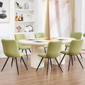choairy Dining Chairs Set of 6, Modern Dining Chairs with Thick Cushions, PU Leather Upholstered Kitchen Dining Room Chairs with