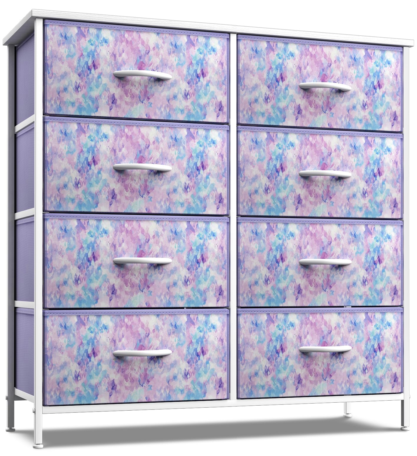 Sorbus Dresser with 8 Drawers - Furniture Storage Chest Tower Unit for Bedroom, Hallway, Closet, Office Organization Steel Frame