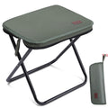 MOONCY Portable Stool, 13 Inch Small Folding Stool for Adults, Ultralight Green Camping Stools for Hiking and Fishing, Hold Up t