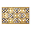 DII Rubber Doormats Collection All Weather, 18x30, Gold Double Ring
